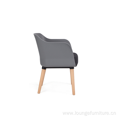Simple design Upholstered seat arm fabric leisure chair